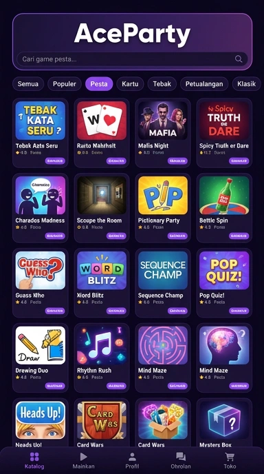 aceparty - Pilihan Aplikasi Populer & Kanal Uji Terupdate