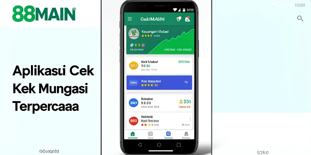Antarmuka 88MAIN menampilkan riwayat mutasi keuangan dengan jelas.