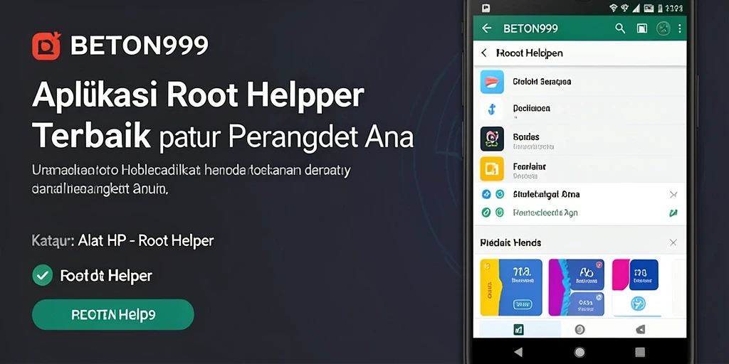 Tampilan antarmuka BETON999 yang intuitif dan mudah digunakan.