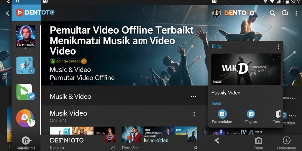 Tampilan antarmuka aplikasi DENTOTO yang menarik dan fungsional.