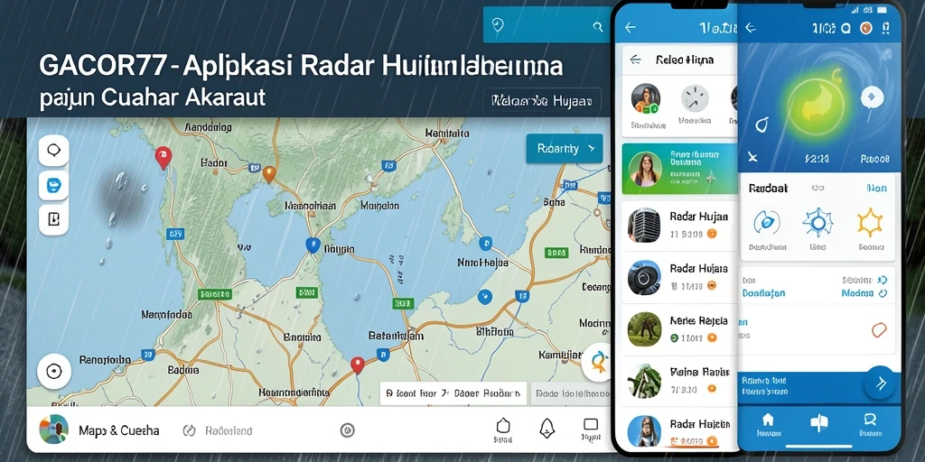 Screenshot GACOR77 menampilkan antarmuka radar hujan yang informatif dan interaktif.
